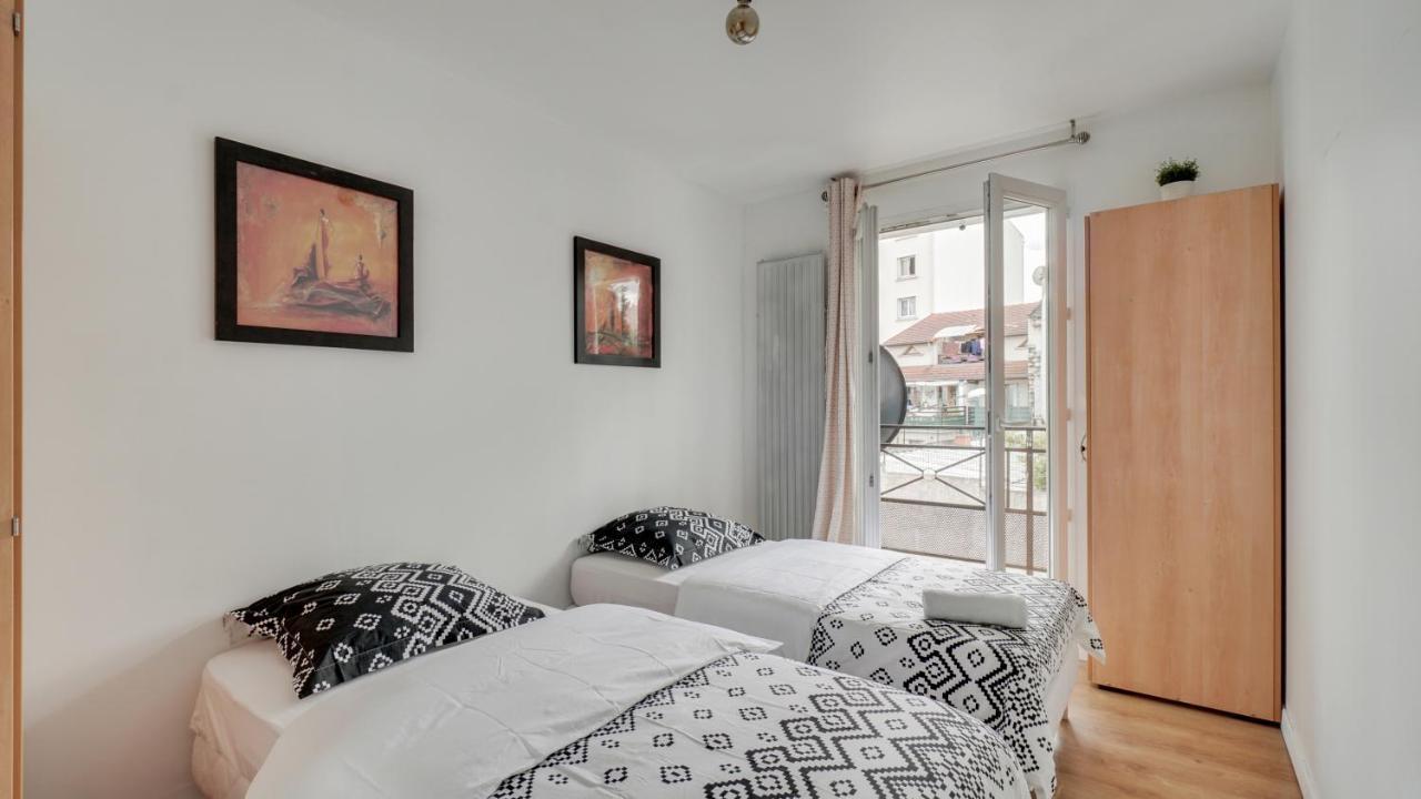 Apartament Chic Apart With Parking Near Paris Aubervilliers Zewnętrze zdjęcie